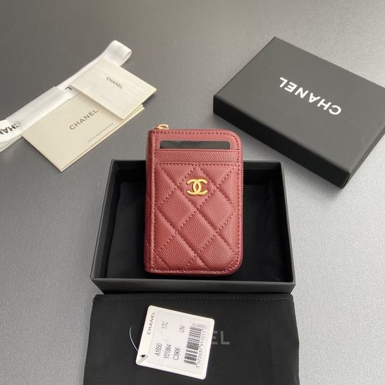 Chanel Small Zipper Card Holder 1650
