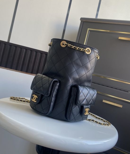 Chanel Lambskin Chain Strap Backpack AS5310
