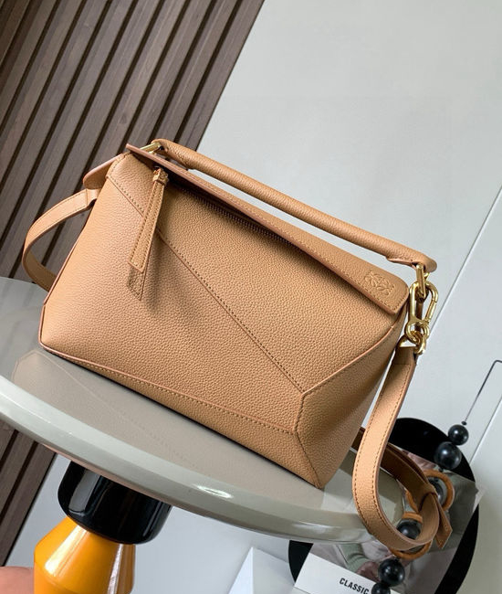 Loewe Puzzle Small Geometric Bag Brown 8010