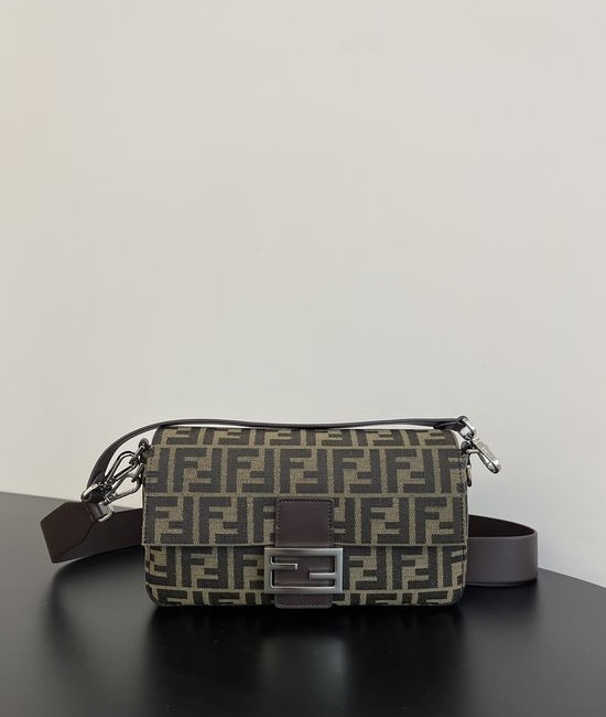 Fendi Baguette 2.0 Classic Jacquard Bag 8039