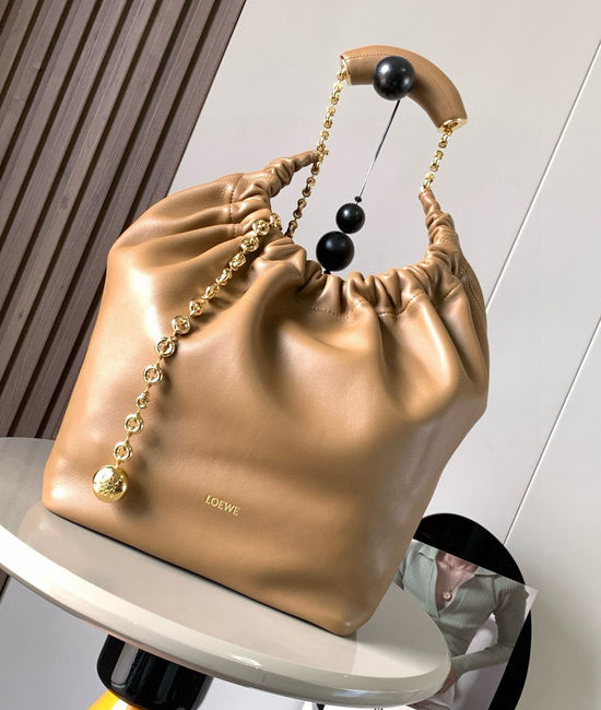 Loewe Squeeze Medium Napa Leather Handbag 9041