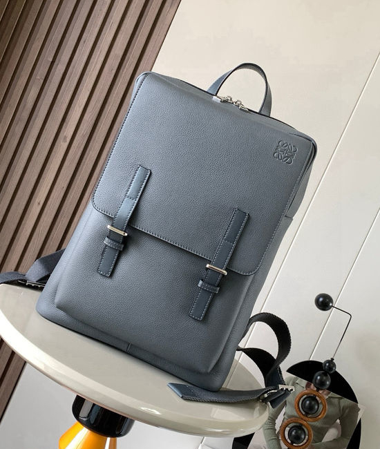 Loewe Military Backpack Cowhide Backpack 9024