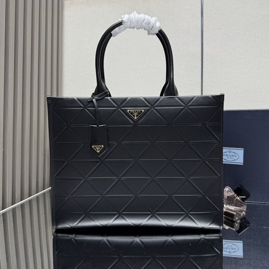 Prada Quilted Leather Large Tote Bag 1BA377