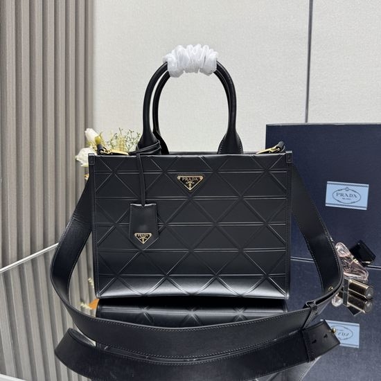 Prada Quilted Leather Tote Bag 1BA379