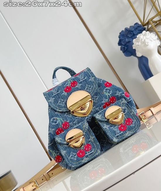 Louis Vuitton LV Venice Backpack Cherry Embroidery M13679