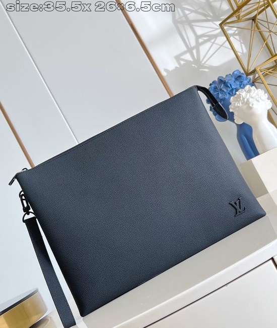 Louis Vuitton LV Duo Pouch Leather Laptop Organizer M25943