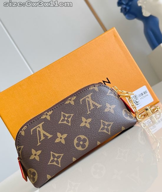 Louis Vuitton LV Lipstick Cosmetic Pouch M25694