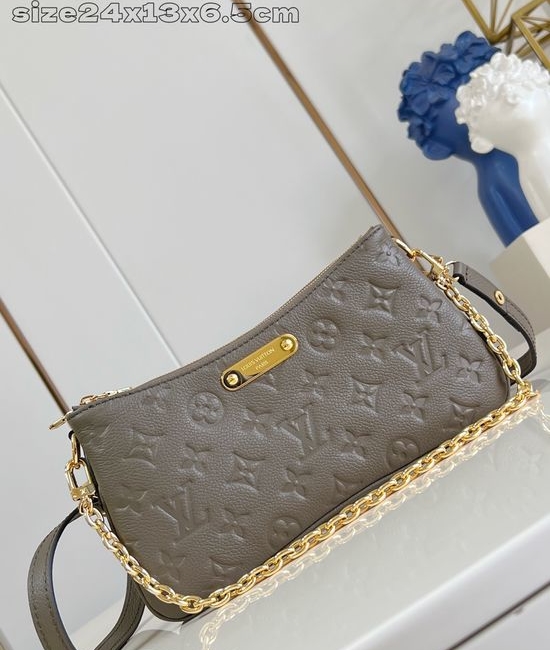 Louis Vuitton LV Liv Pochette Embossed Leather Bag M12916