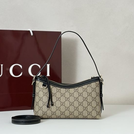 Gucci GG Canvas Leather Crossbody Bag 847450