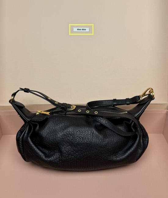 Miu Miu Joke Nappa Leather Shoulder Bag 5BA002