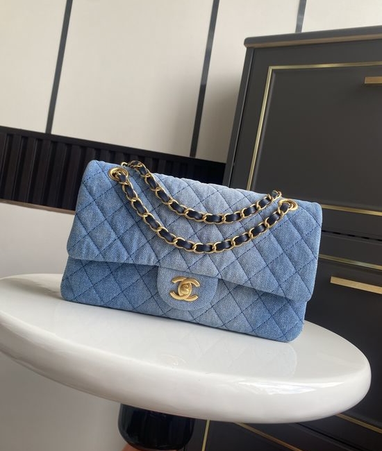Chanel CF Denim Washed Series Shoulder Bag 1112