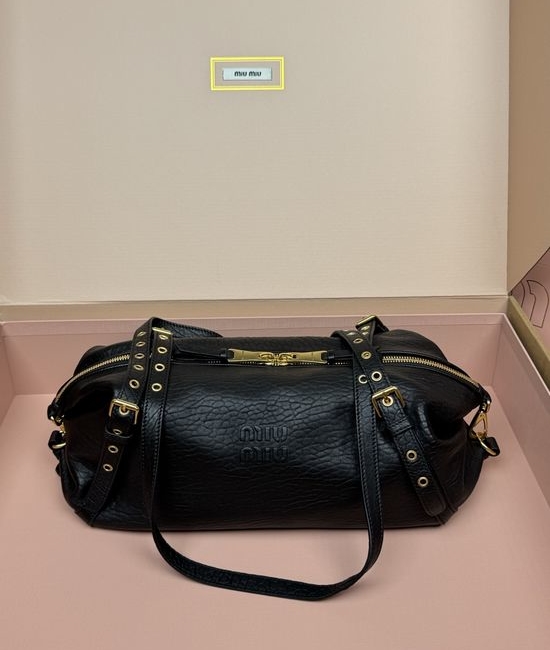 Miu Miu Joke Nappa Leather Shoulder Bag 5BA001