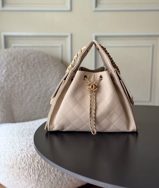 Chanel Hobo Quilted Chain Shoulder Bag AS5293