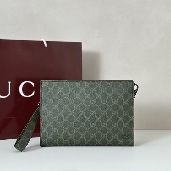 Gucci Rubber Leather Trim Bag 768255
