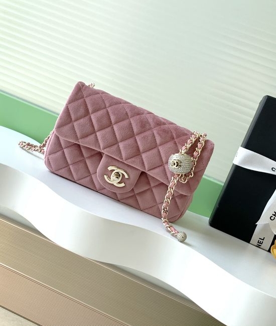 Chanel Velvet Classic Flap Bag AS1787