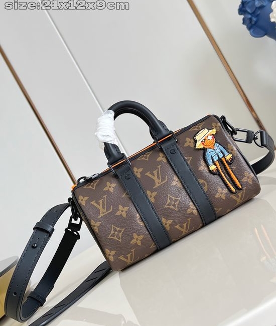 Louis Vuitton LV Keepall Nano Canvas Handbag M80201