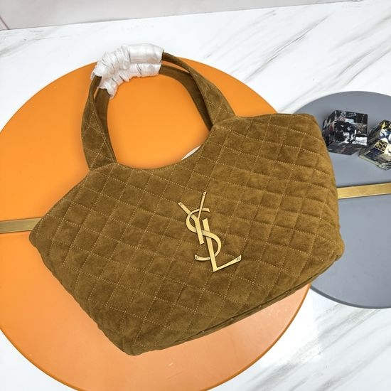 Yves Saint Laurent YSL Icare Suede Tote Bag 858191