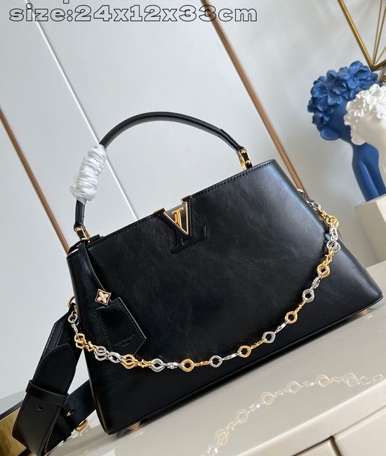 Louis Vuitton LV Capucines Souple Medium Handbag with Key Pouch 15991