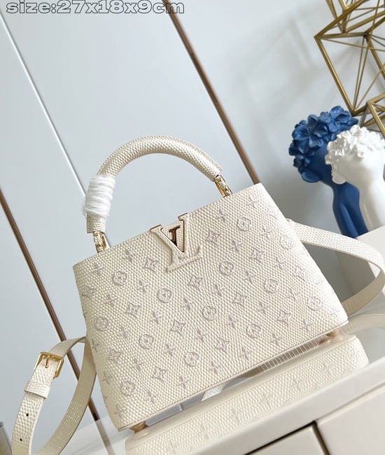 Louis Vuitton LV Capucines BB Embroidery Handbag M48865