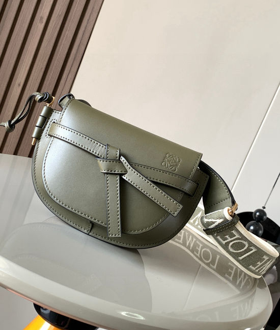 Loewe Gate Duel Detachable Strap Saddle Bag 9003