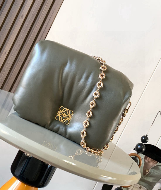 Loewe Puffer Goya Leather Handbag 9140
