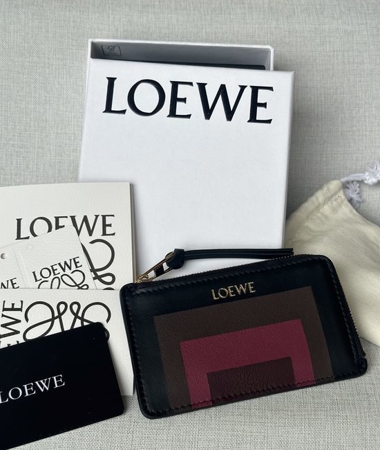 Loewe Nappa Calfskin Coin Card Holder A01-1