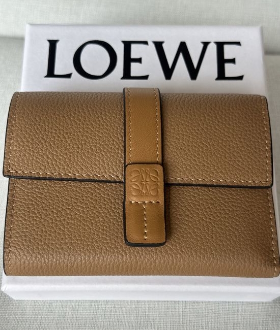 Loewe Anagram Small Vertical Grain Leather Wallet X3