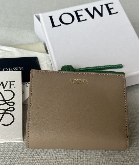 Loewe X1 Nappa Leather Rope Zip Wallet 16169