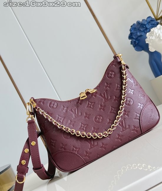 Louis Vuitton LV Boulogne Embossed Leather Handbag M12930