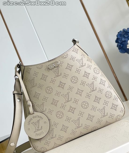 Louis Vuitton LV All Around Medium Handbag with Monogram Perforations M14617