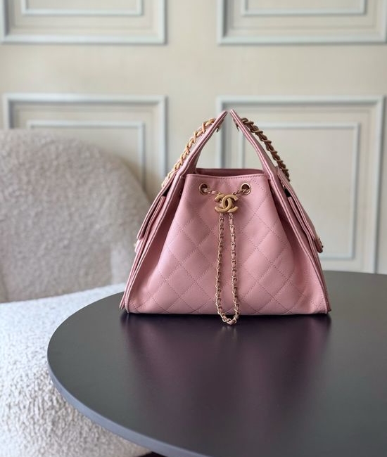 Chanel Hobo Quilted Chain Shoulder Bag AS5293