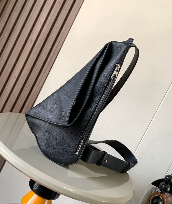 Loewe Anton Sling Crossbody Bag with Zip Pockets 5218