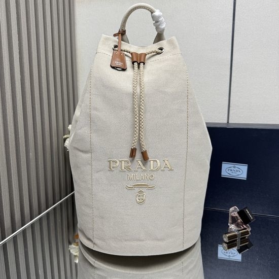 Prada Travel Bag Linen Blend 2VY011