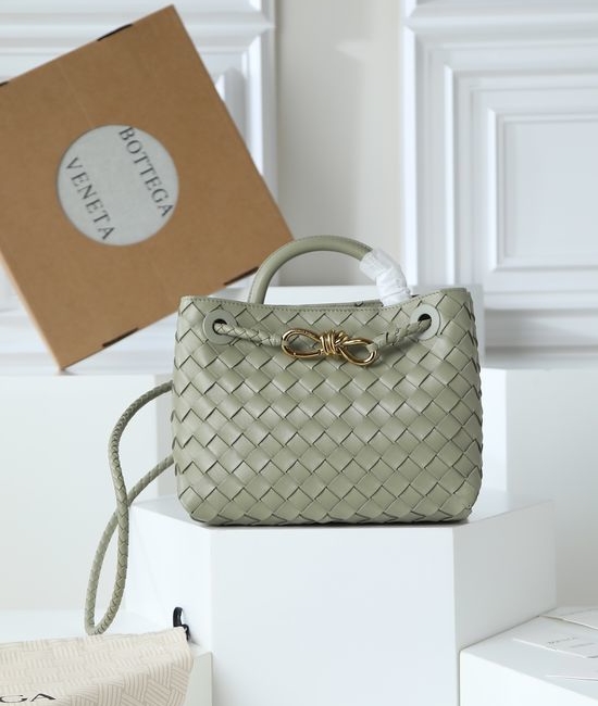 Bottega Veneta BV Andiamo Woven Leather Handbag 766014