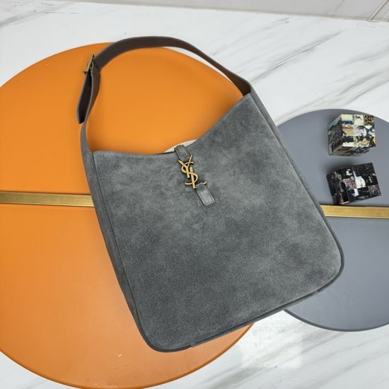 Yves Saint Laurent YSL Smooth Leather Hobo Handbag 753837