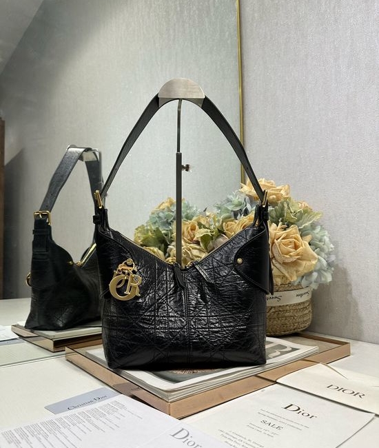 Christian Dior CD Voyage Small Ruched Handbag 2846