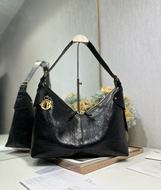 Christian Dior CD Voyage Quilted Leather Handbag 2844