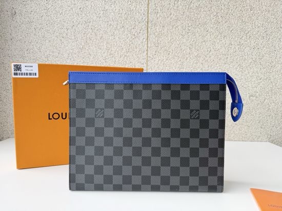 Louis Vuitton LV Pochette Voyage MM Damier Graphite Canvas M00088