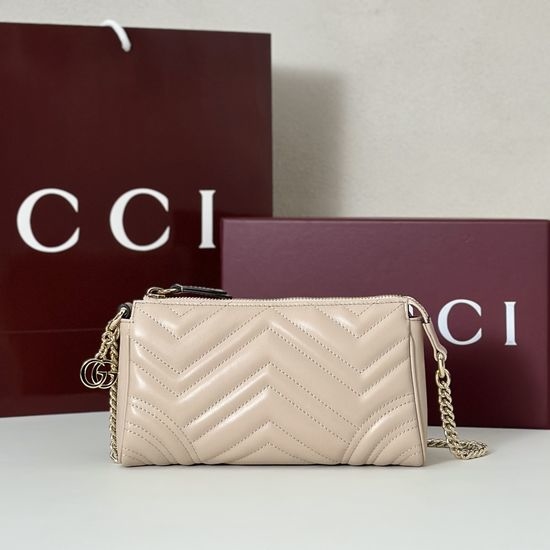 Gucci Chain Bag Light Pink Leather 847589