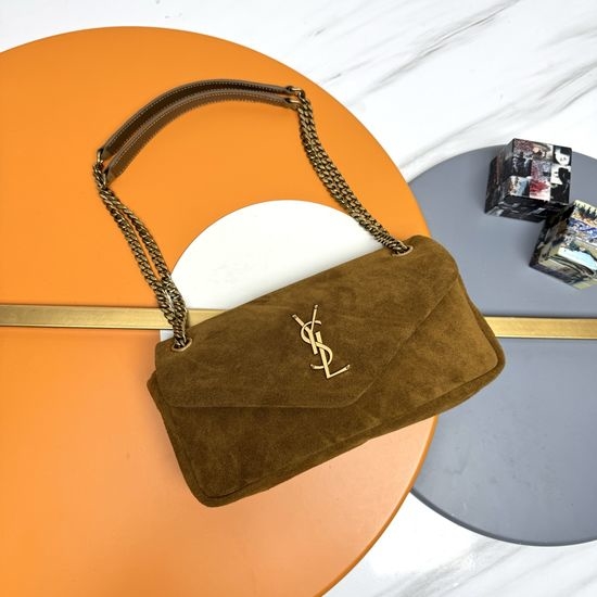 Yves Saint Laurent YSL CALYPSO Suede Shoulder Bag 734153