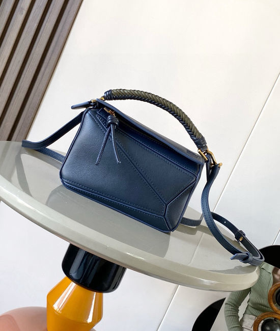 Loewe Puzzle Mini Woven Handle Bag 9097