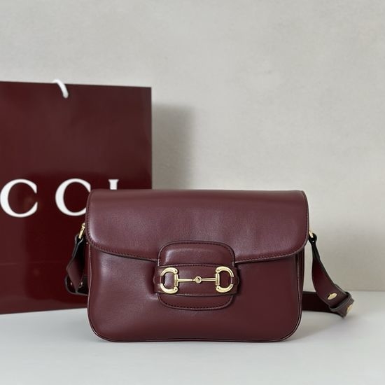 Gucci Handbag Ancona Red 847063