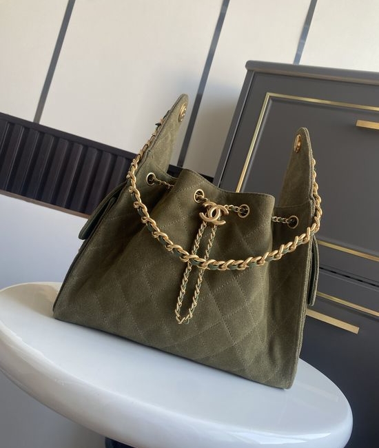 Chanel 25K Drawstring Bucket Bag AS5293