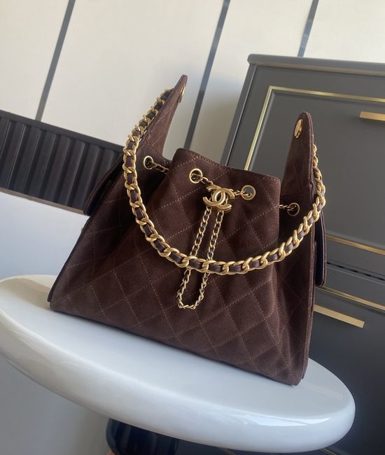 Chanel 25K Drawstring Bucket Bag AS5293
