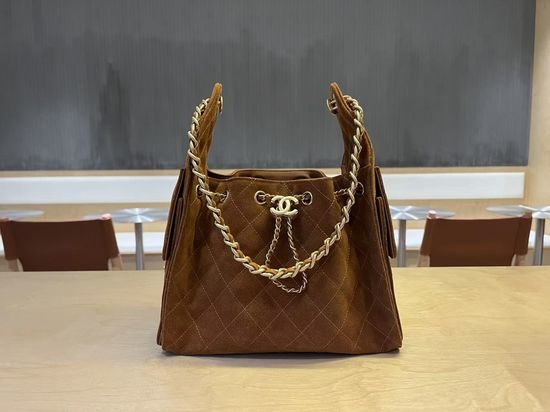 Chanel 25K Drawstring Bucket Bag AS5293