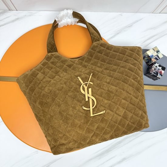 Yves Saint Laurent YSL Icare Suede Tote Bag 698651