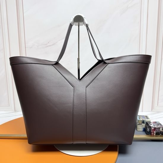 Yves Saint Laurent YSL Y Monogram Grain Leather Tote 817602