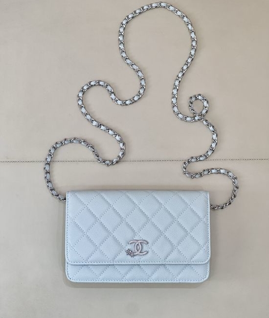 Chanel Woc Quilted Flap Chain Bag 3723