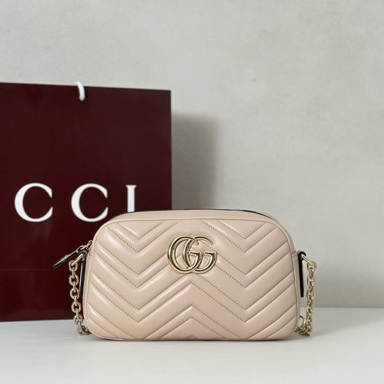 Gucci Light Pink Leather Bag 855273