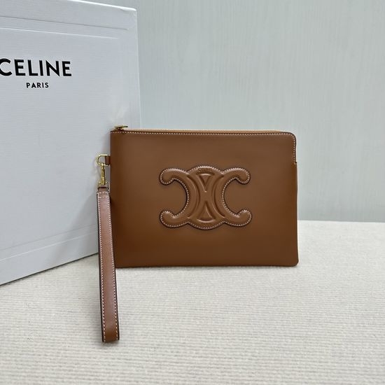 Celine Genuine Leather Handheld Bag with Strap 10J503